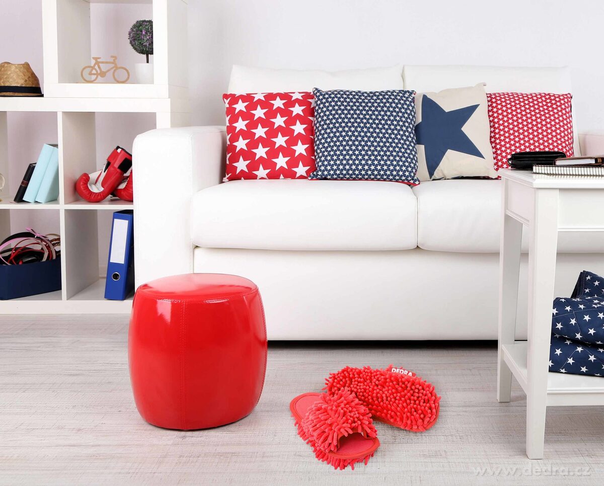 SAMOCHODKY® úklidové botky červené, velikost 33–37, délka 23, 5 cm – náhled 3 | Grand Móda