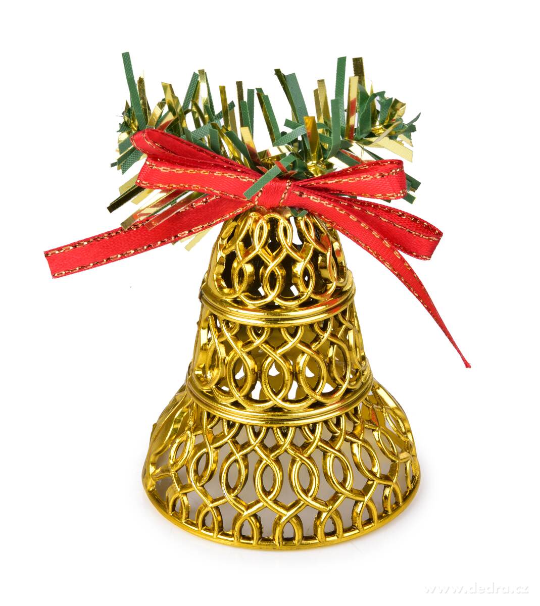 ZLATÉ ZVONĚNÍ, vánoční zvonečky krajkového vzhledu, sada 6 ks, 8 cm – náhled 2 | Grand Móda