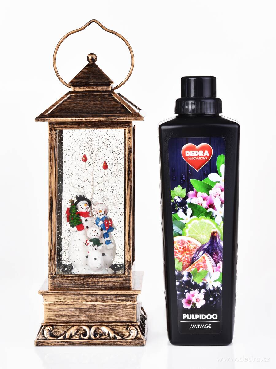 30 cm svítící LED lucerna s poletujícími třpytkami – náhled 5 | Grand Móda