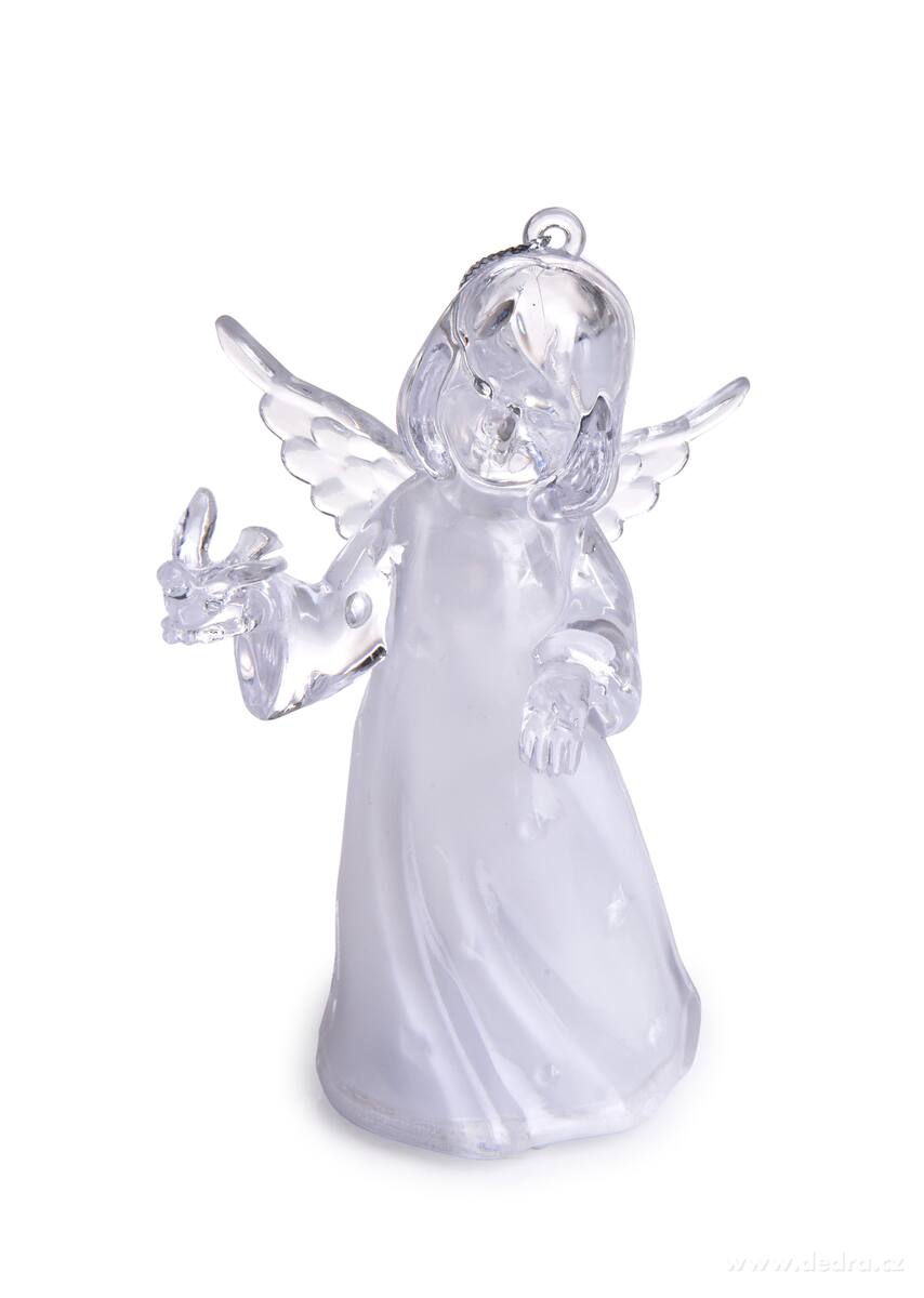 10 cm svítící LED anděl s měnícím se barevným prosvícením – náhled 5 | Grand Móda