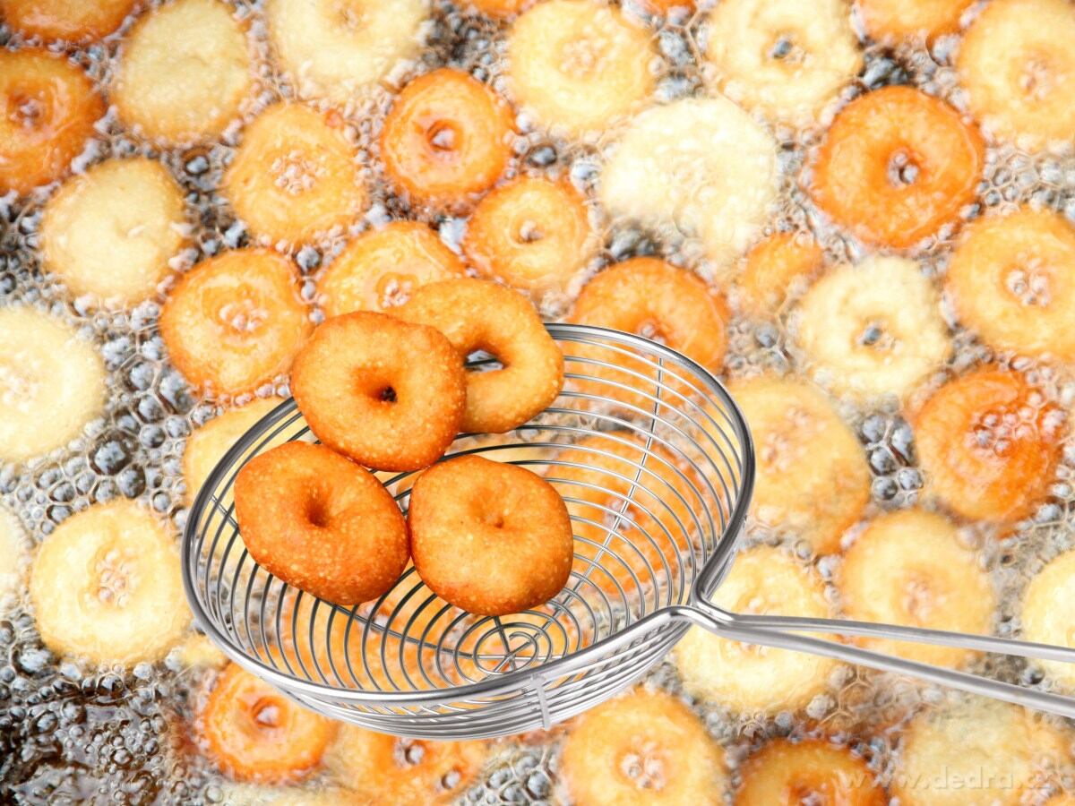 FRITOSÍTO, fritovací nerezový cedník – naběračka, 32 cm, Ø 9, 5 cm – náhled 6 | Grand Móda