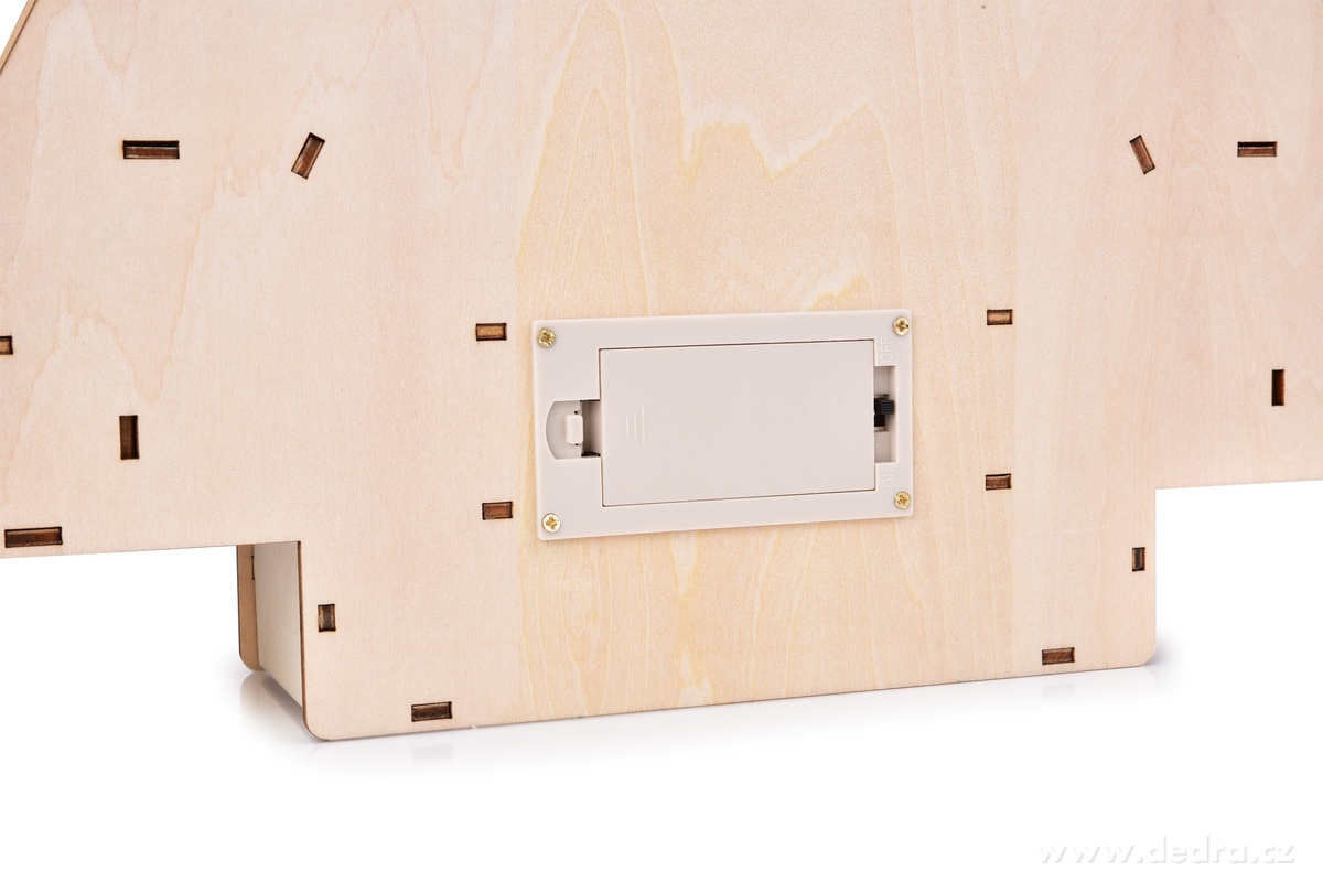 BETLÉMSKÝ STROM, LED adventní kalendář se scénou Betléma, 24 zásuvek, výška 41 cm – náhled 6 | Grand Móda