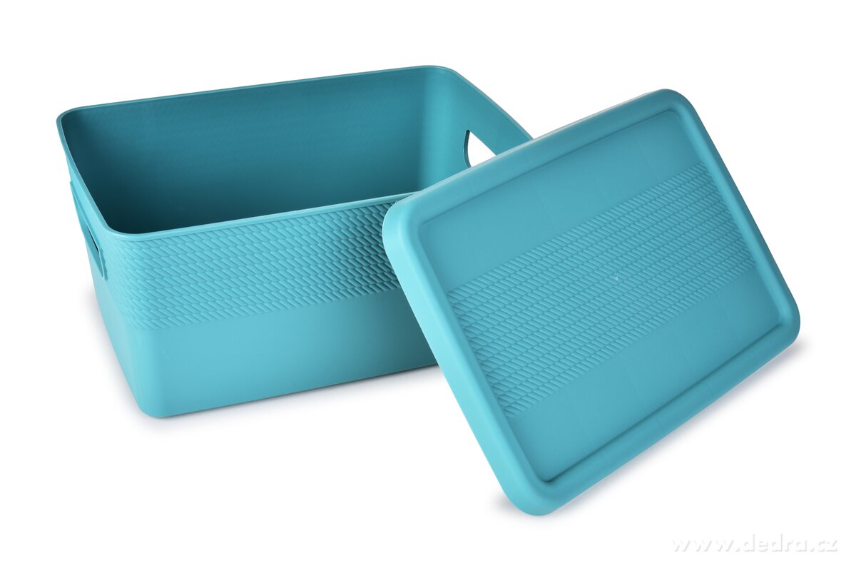 PRAKTIK, úložný box s víkem, 27, 5 cm – náhled 4 | Grand Móda