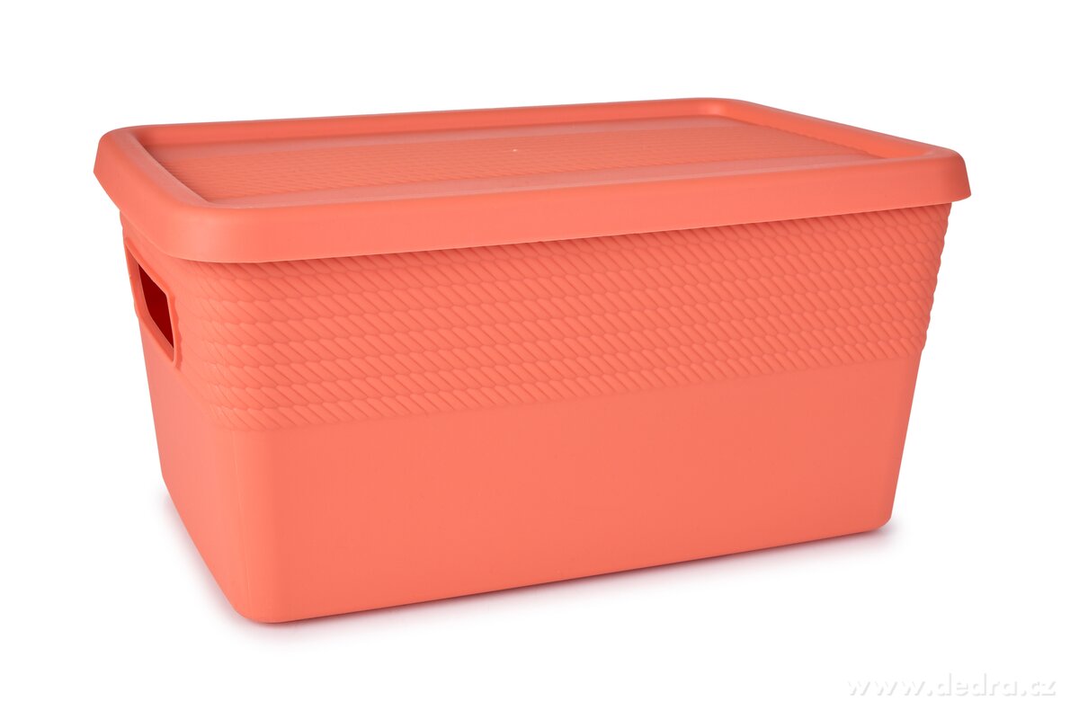 PRAKTIK, úložný box s víkem, 27, 5 cm