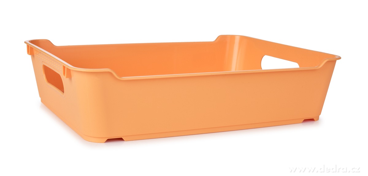 PRAKTIK, plastový tác/podnos s úchyty po stranách, 28 cm