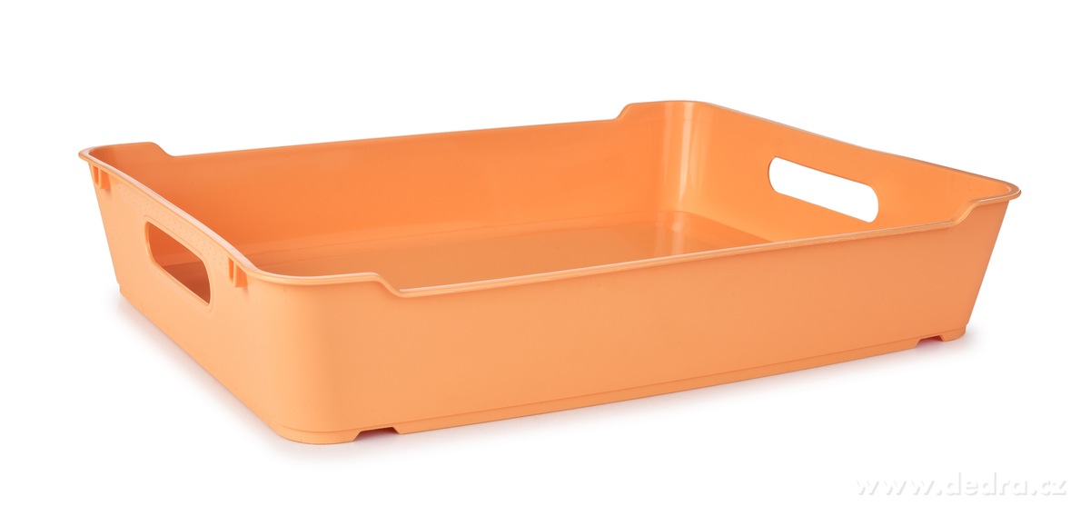 PRAKTIK, plastový tác/podnos s úchyty po stranách, 35 cm