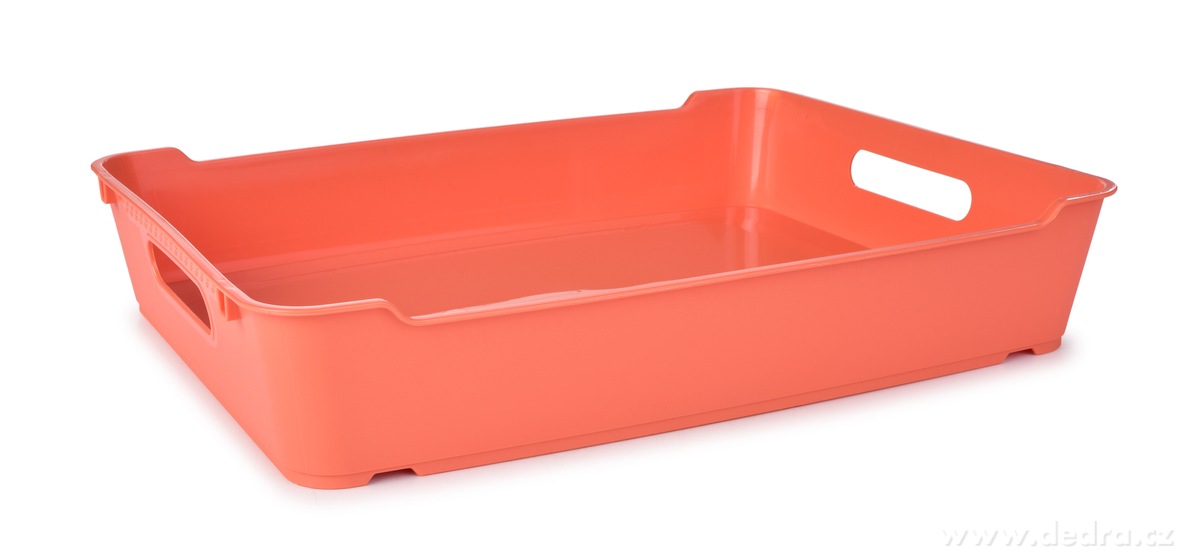 PRAKTIK, plastový tác/podnos s úchyty po stranách, 35 cm