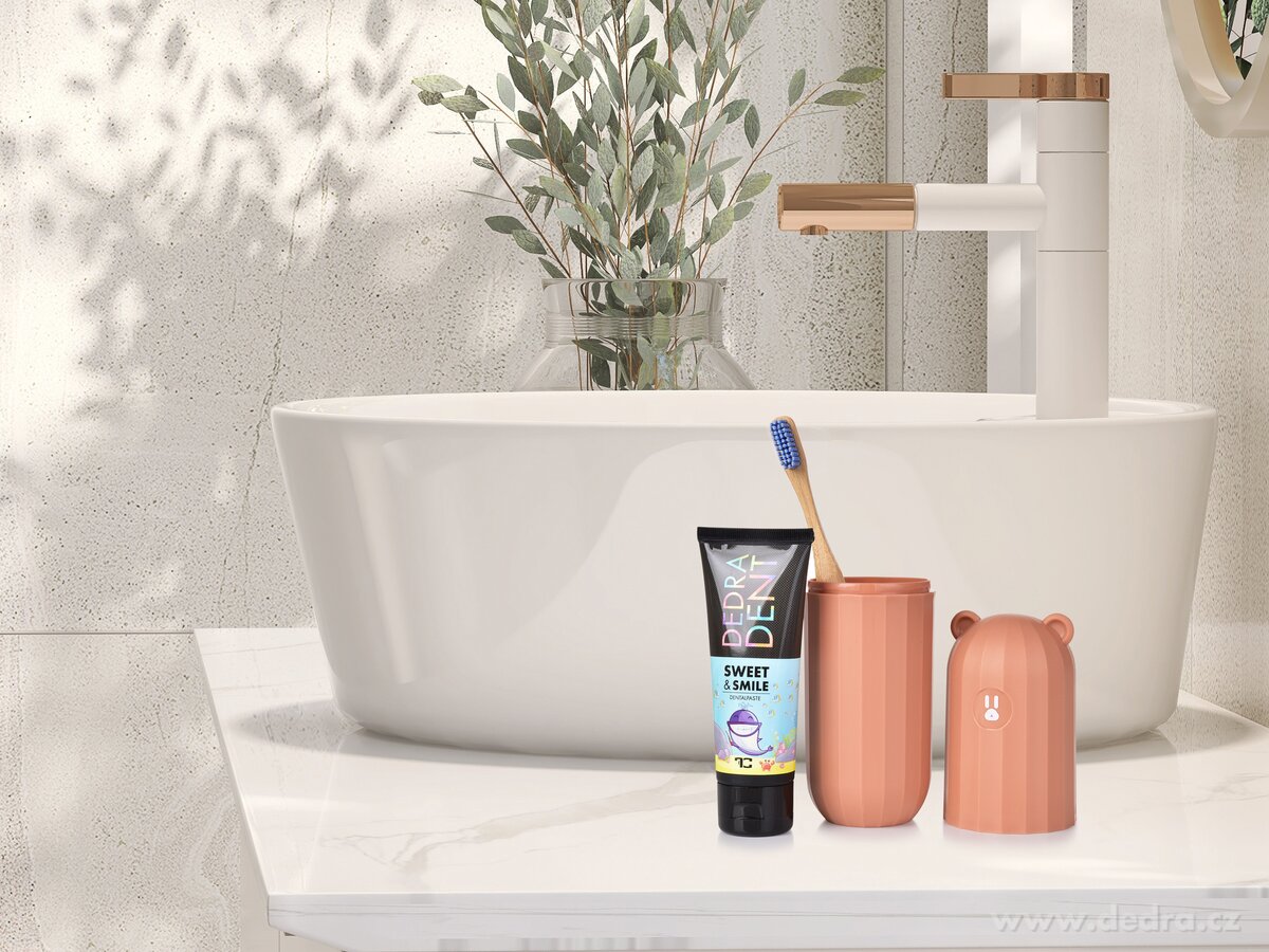 Cestovní pouzdro na zubní kartáčky a pastu MÉĎA – náhled 4 | Grand Móda