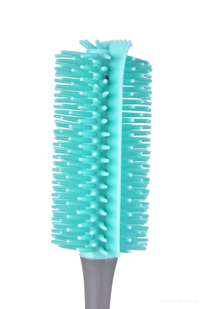 GoEco®, Silikonová stěrka na lahve a vázy 2v1, pružná hlava, snadné čištění, mintová – náhled 6 | Grand Móda