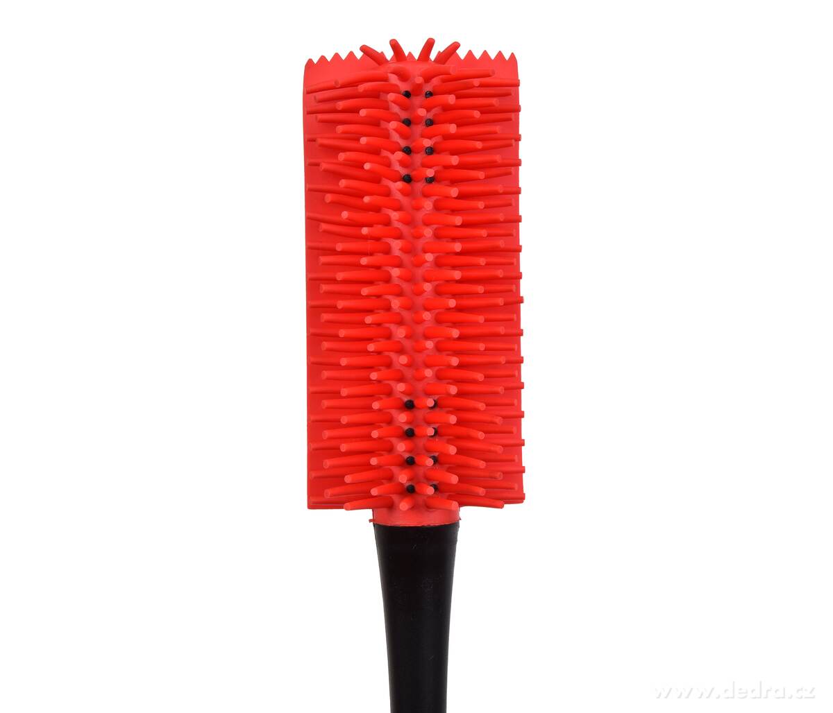 GoEco®, Silikonová štětka na lahve & vázy 2v1, pružná hlava & snadné čištění, červená – náhled 4 | Grand Móda