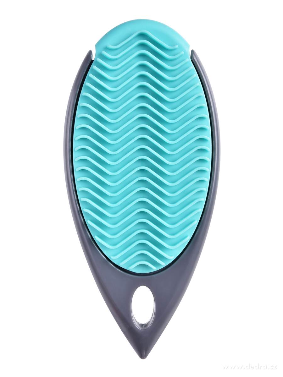 GoEco®, Oboustranný silikonový kartáč na chlupy, praní a úklid, 17 cm, mintový – náhled 4 | Grand Móda