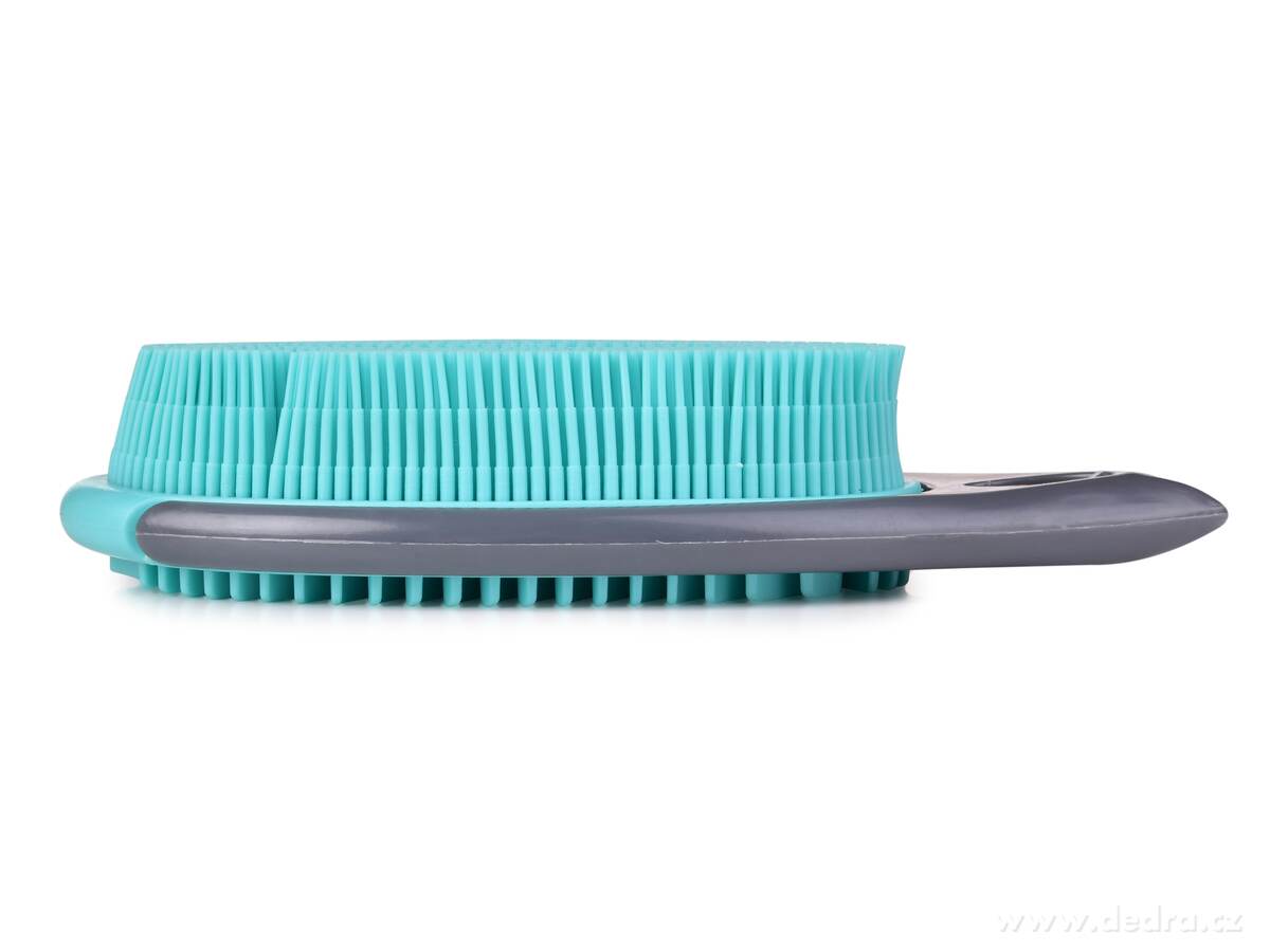 GoEco®, Oboustranný silikonový kartáč na chlupy, praní a úklid, 17 cm, mintový – náhled 6 | Grand Móda