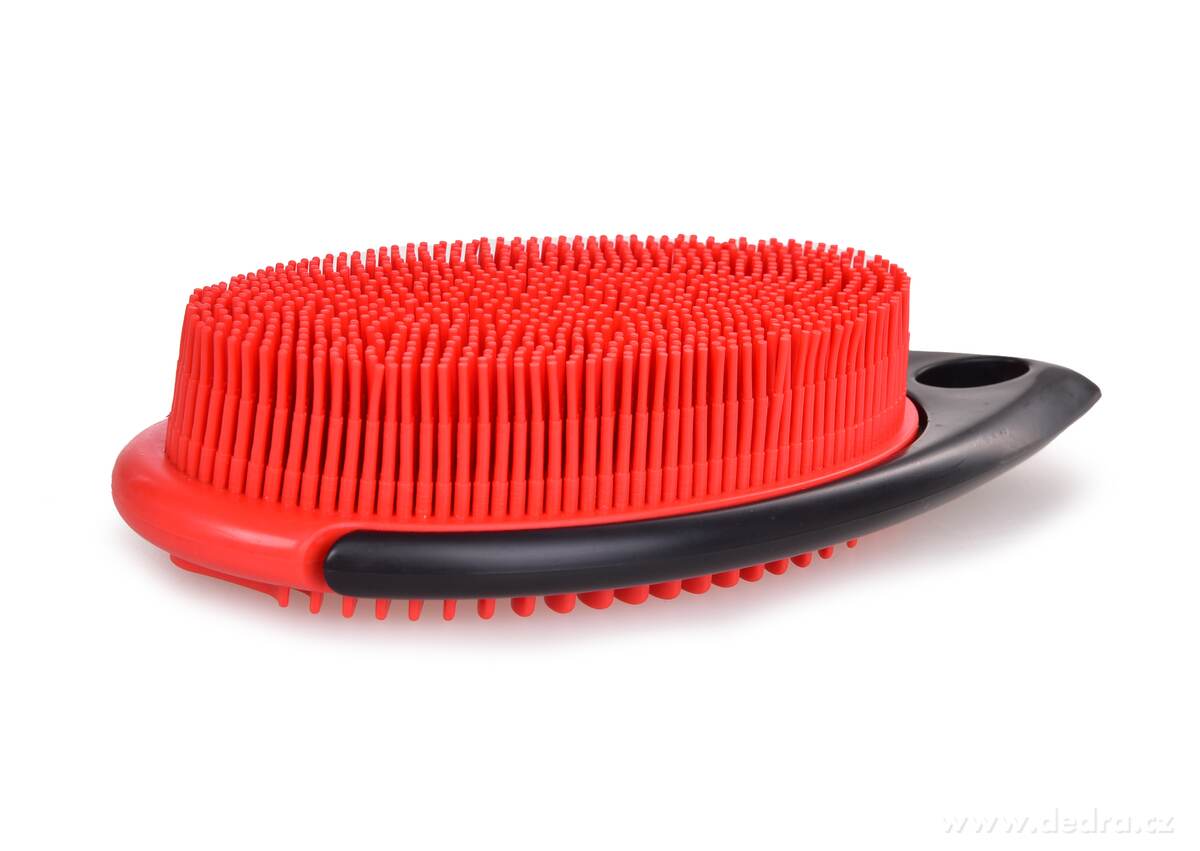 GoEco®, oboustranný silikonový kartáč 17 cm, na praní, úklid i chlupy | Kartáče | Grand Móda