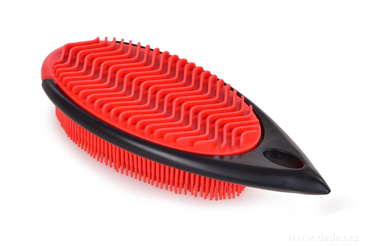 GoEco®, oboustranný silikonový kartáč 17 cm, na praní, úklid i chlupy – náhled 2 | Grand Móda