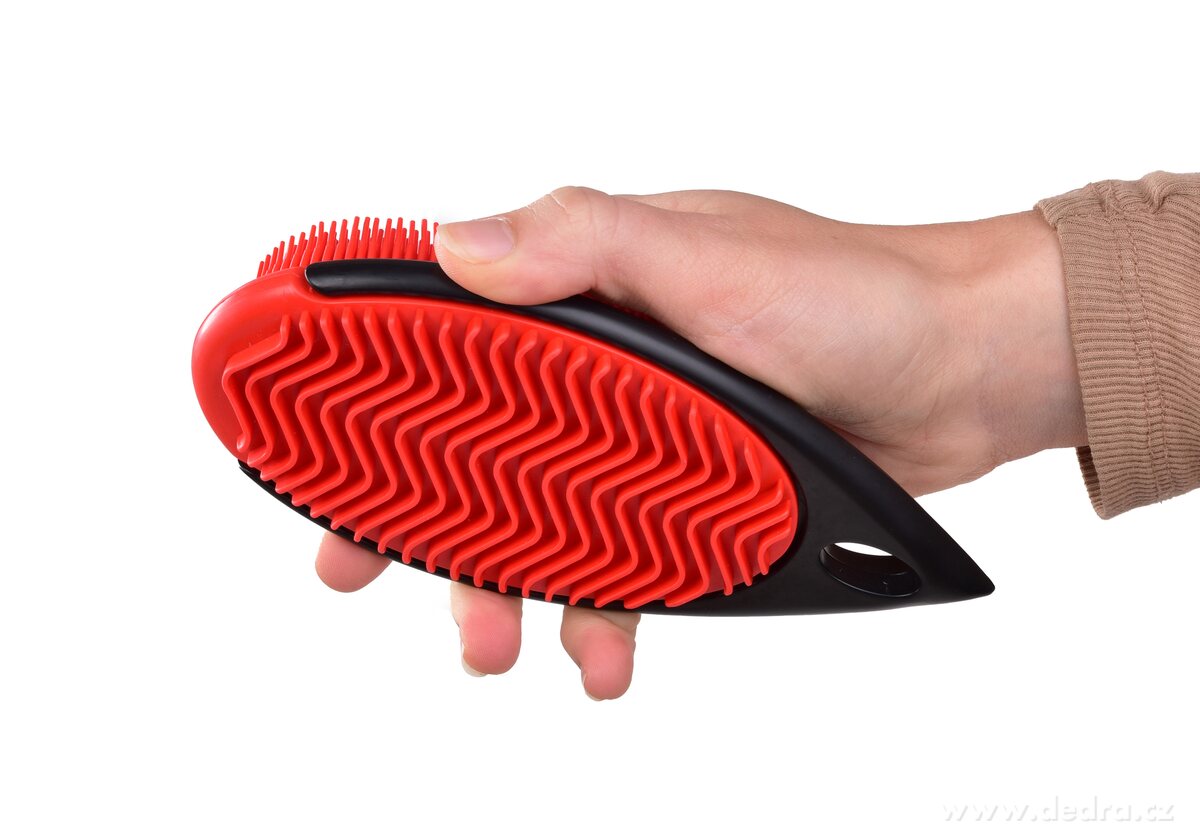 GoEco®, oboustranný silikonový kartáč 17 cm, na praní, úklid i chlupy – náhled 6 | Grand Móda