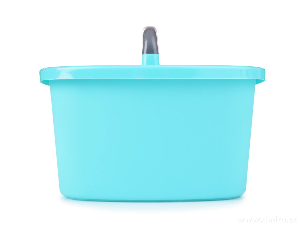 VODNESÚKLID, nosič na úklidové prostředky, praktický plastový organizér s madlem, 40 cm, mintový – náhled 4 | Grand Móda