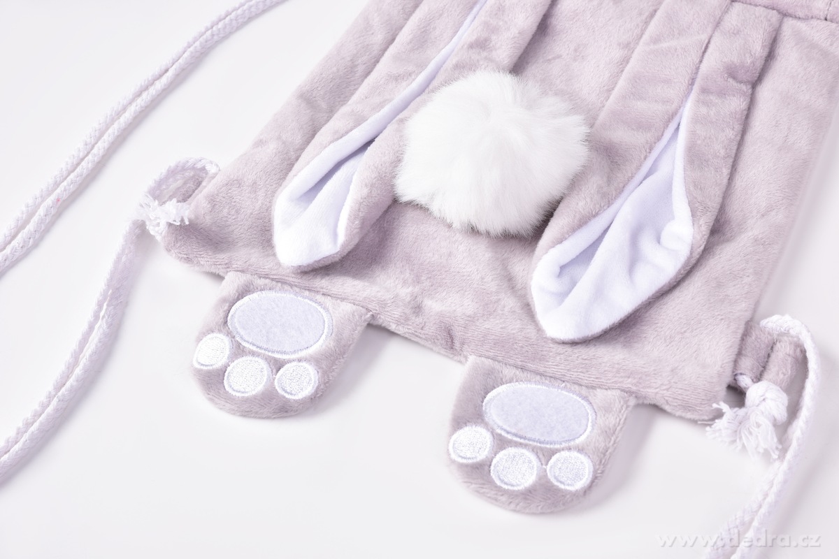 Vak/pytel na záda s roztomilými oušky, ocáskem a tlapkami – náhled 2 | Grand Móda