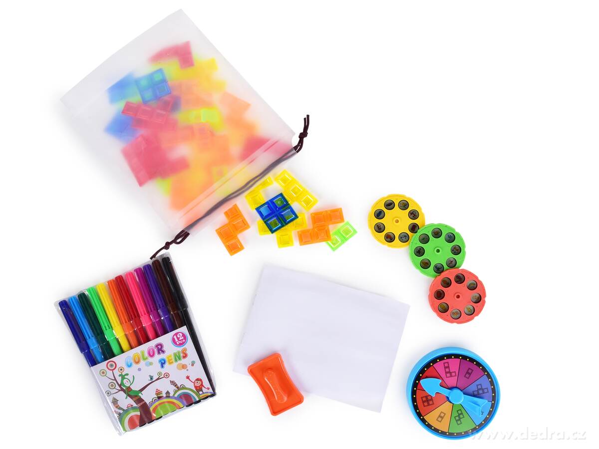 ŽIRAFA, 2v1 projektor & logická hra, omalovánky & kostky – náhled 6 | Grand Móda