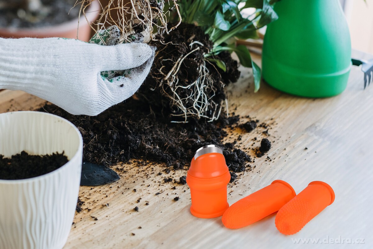 PRSTONŮŽ 2v1, zahradní nůž na zaštipování, bylinky, květy, ovoce & zelenina – náhled 4 | Grand Móda