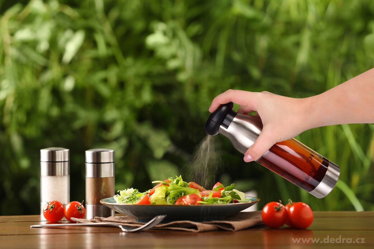 GOURMET, 2v1 dvoukomorový rozprašovač na olej a ocet, 2 × 90 ml – náhled 3 | Grand Móda