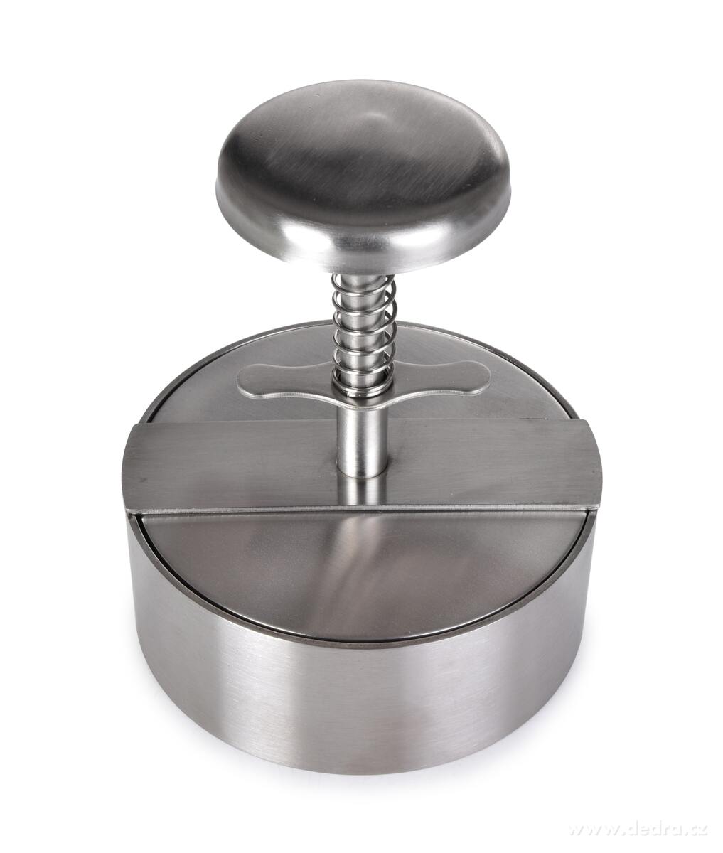 HAMBÁTOR CHEF, nerezový masivní lis na karbanátky, hamburgery a placky | Příprava masa | Grand Móda