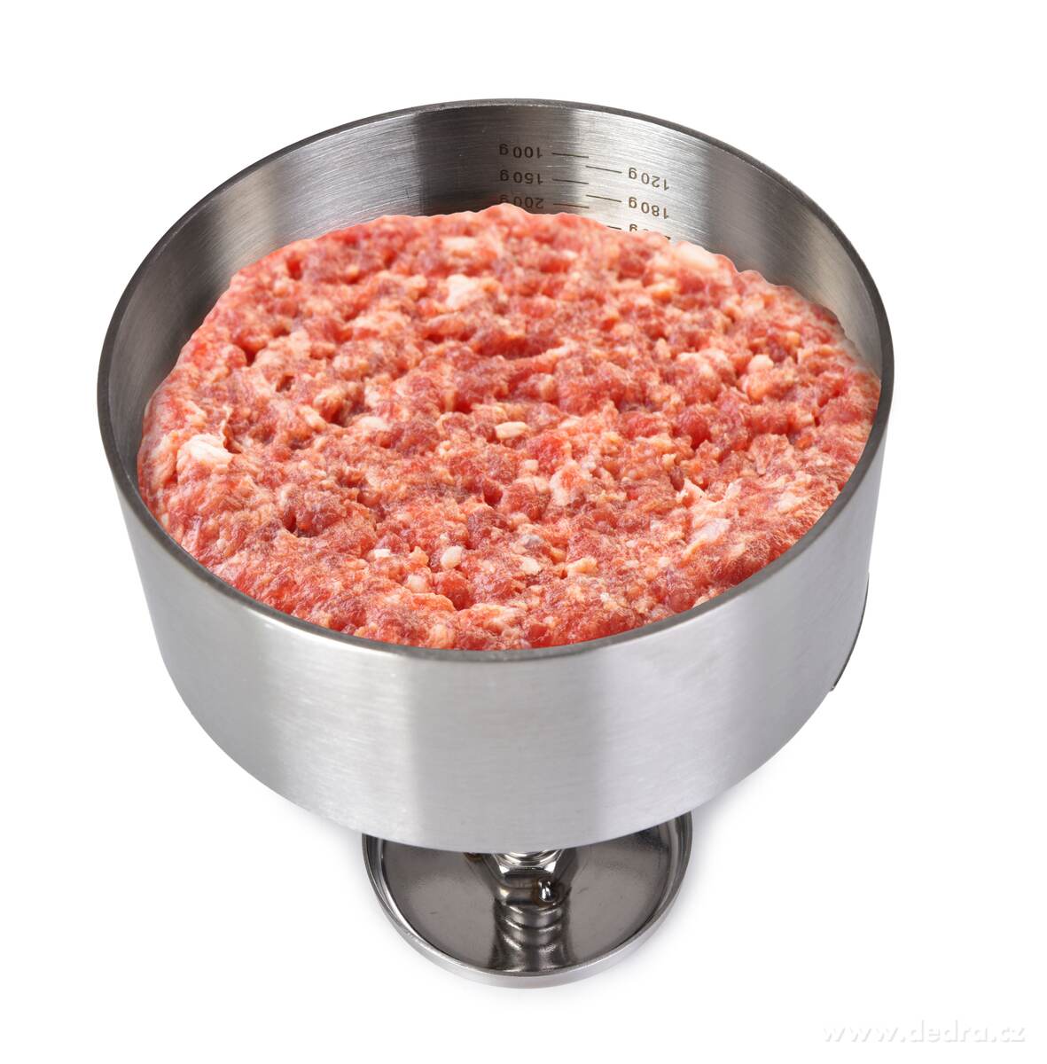 HAMBÁTOR CHEF, nerezový masivní lis na karbanátky, hamburgery a placky – náhled 4 | Grand Móda