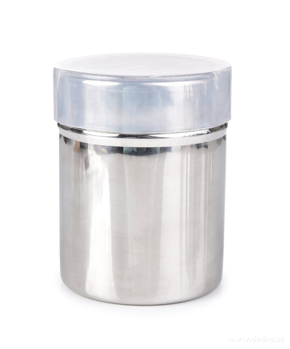 CREMO, nerezová cukřenka se sítkem, 300 ml, na jemné sypání cukru, skořice a kakaa – náhled 2 | Grand Móda