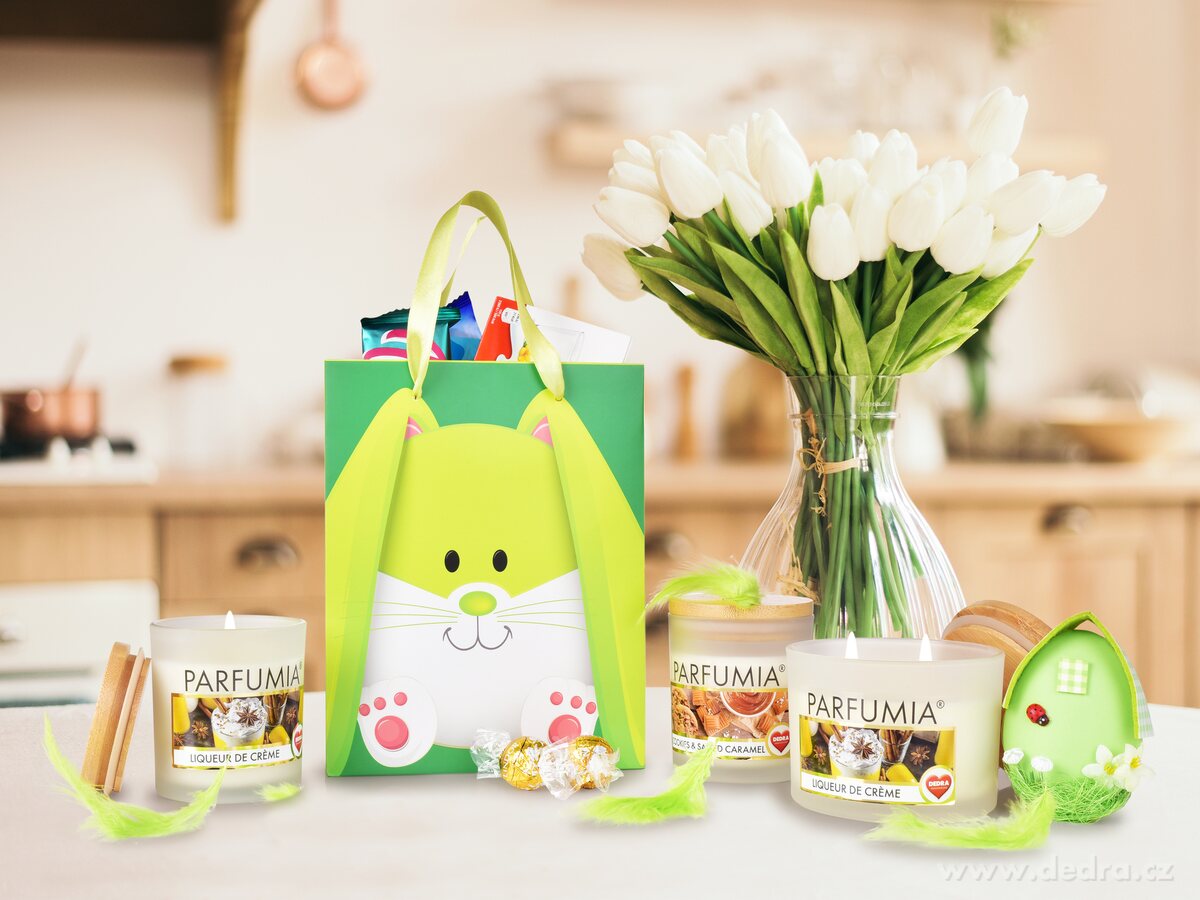 Dárková taška se zajíčkem z pevného kartonu – náhled 3 | Grand Móda