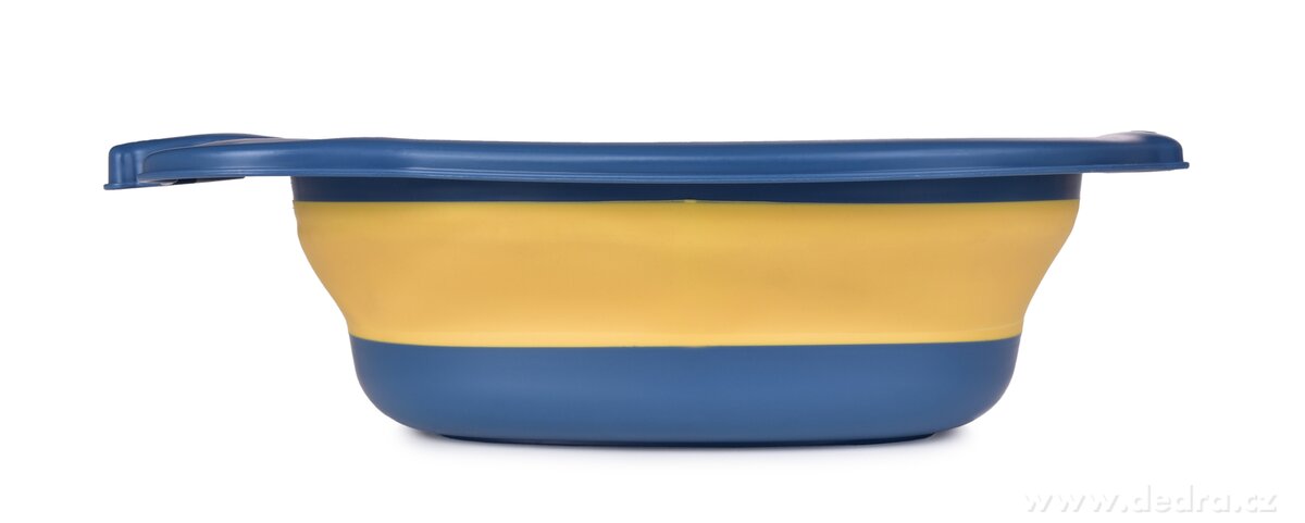 BABY, skládací dětské umyvadlo, multifunkční, s otvorem na zavěšení, motiv slona, tmavě modré – náhled 5 | Grand Móda