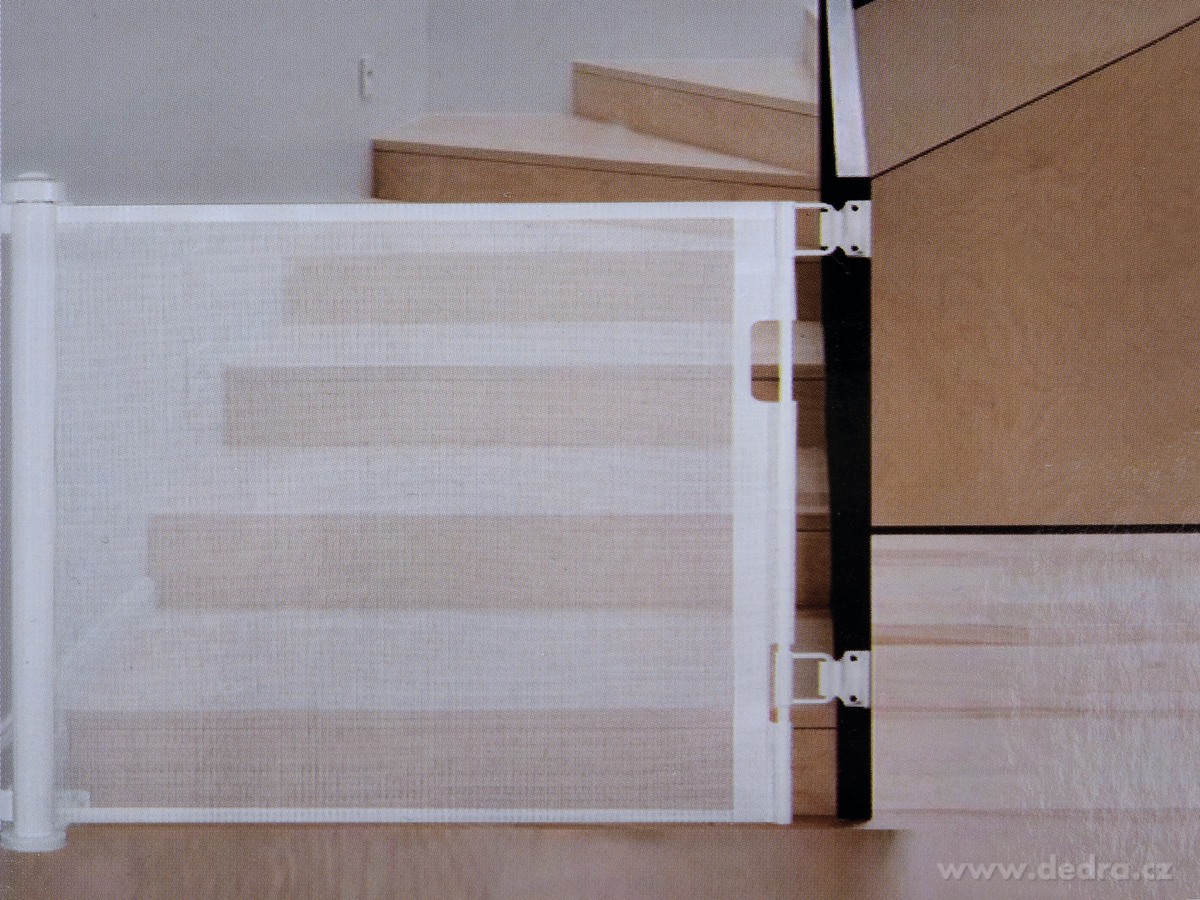 SECURITY, Roletová zatahovací bezpečnostní zábrana pro děti a domácí mazlíčky – náhled 3 | Grand Móda