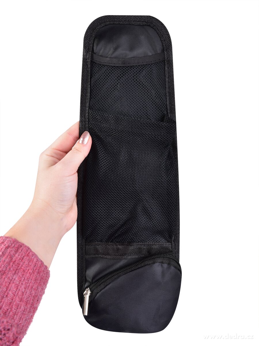 DRIVE, Závěsný kapsář do auta na bok sedadla, organizér s uchycením na suchý zip – náhled 4 | Grand Móda