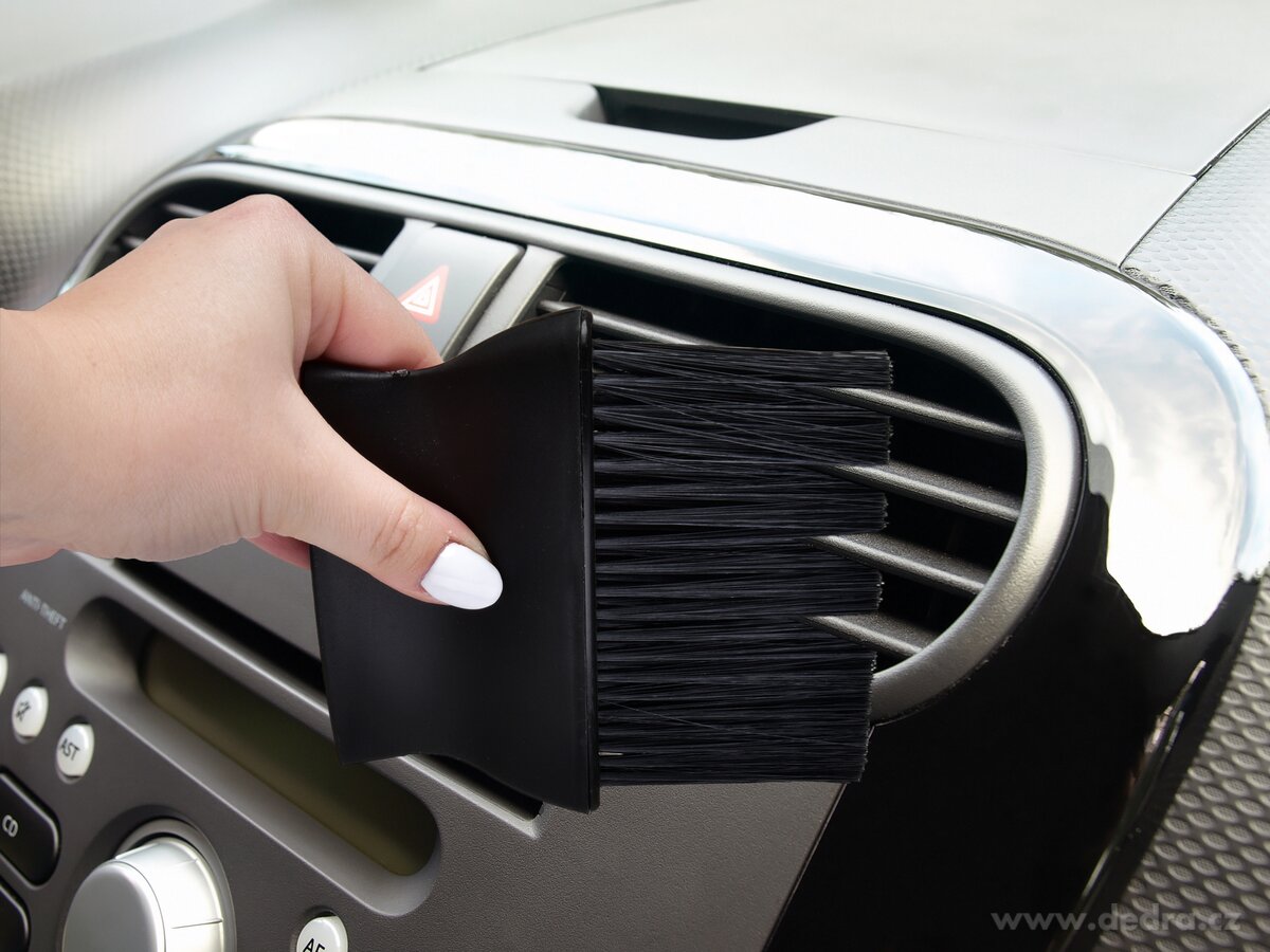 DRIVE, Univerzální plochý kartáč na čištění auta, interiér & úzké prostory, 12 cm – náhled 3 | Grand Móda