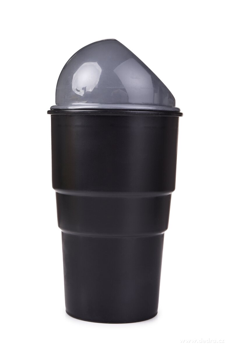 DRIVE, Odpadkový koš do auta s víkem PUSH, 670 ml, do držáku na nápoje – náhled 6 | Grand Móda