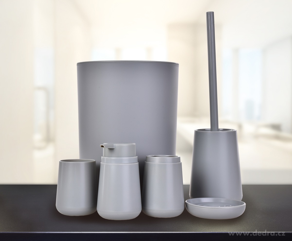 SPA, Sada koupelnových doplňků, 6 dílů, šedý – náhled 3 | Grand Móda