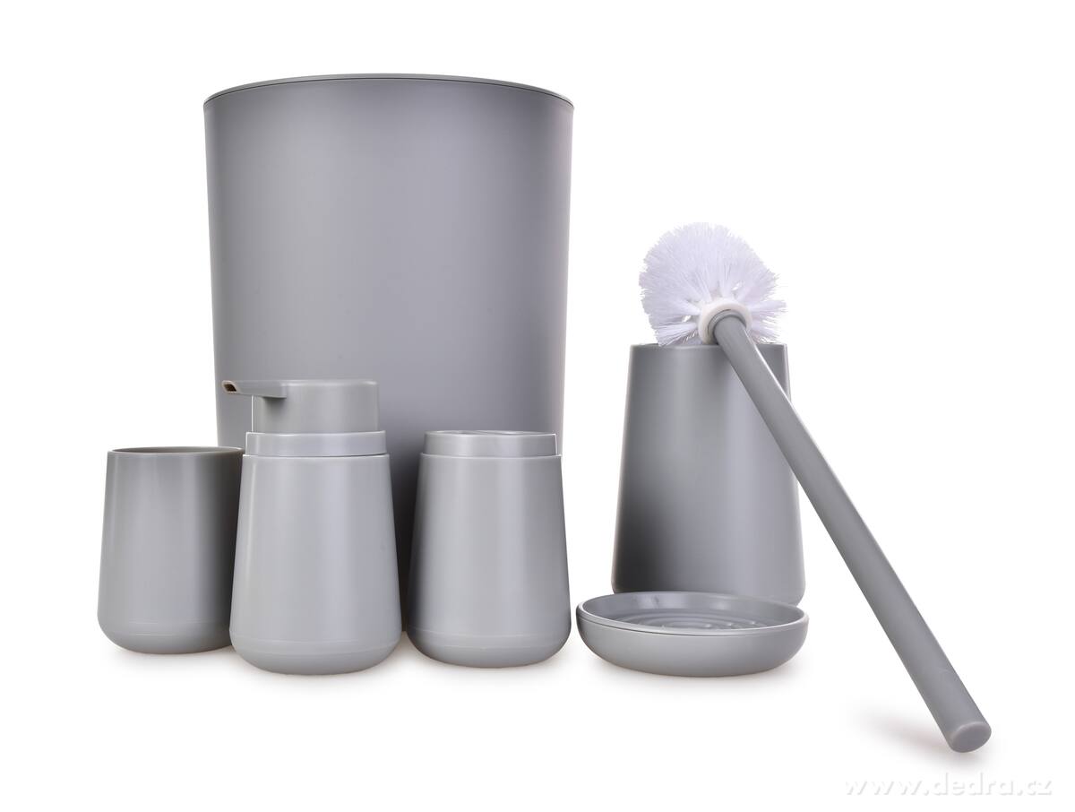 SPA, Sada koupelnových doplňků, 6 dílů, šedý – náhled 6 | Grand Móda