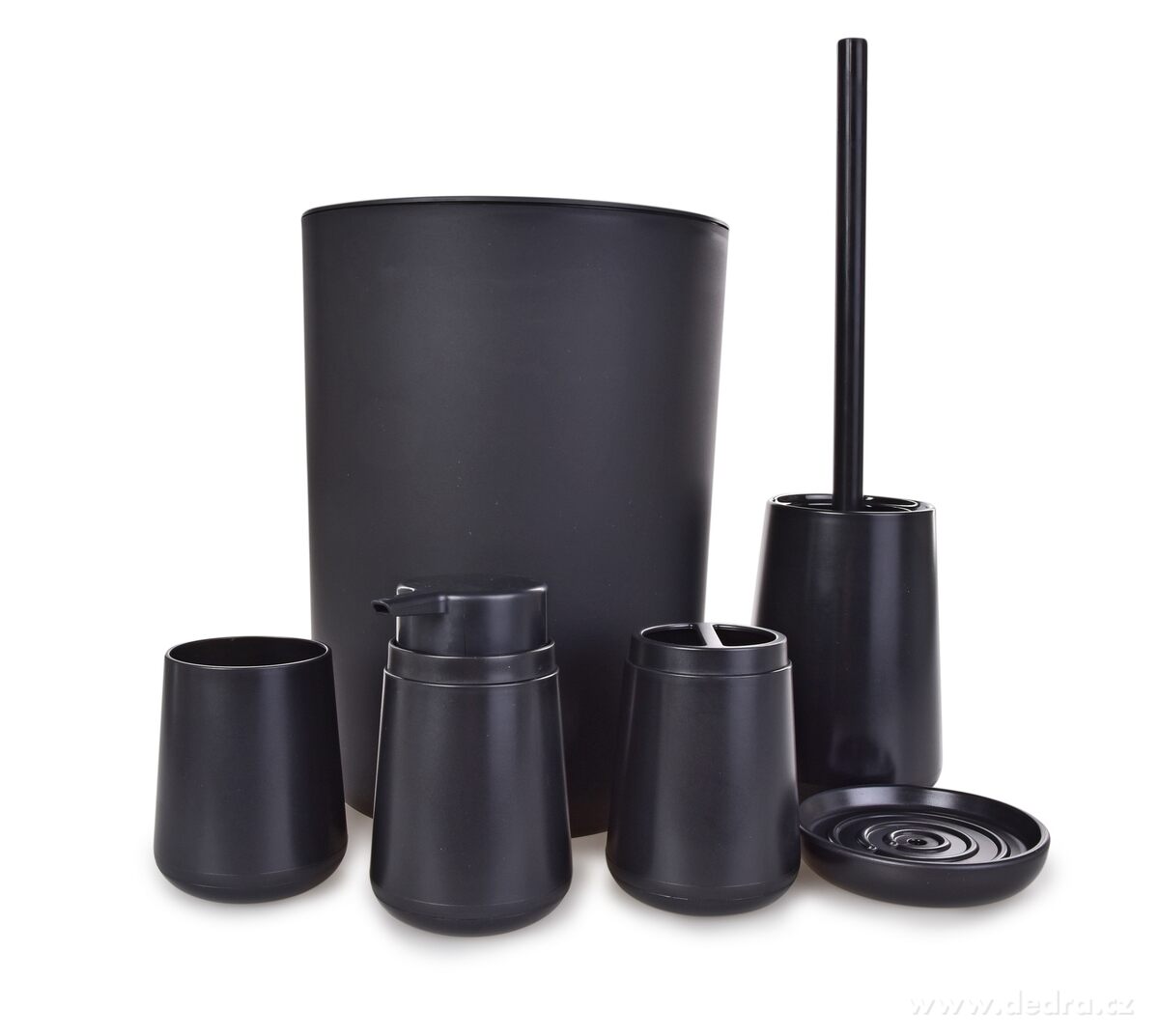 SPA, Sada koupelnových doplňků, 6 dílů, černý – náhled 2 | Grand Móda