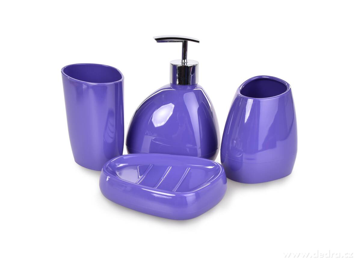 4dílný koupelnový set | MŻdlovníky a dávkovače | Grand Móda