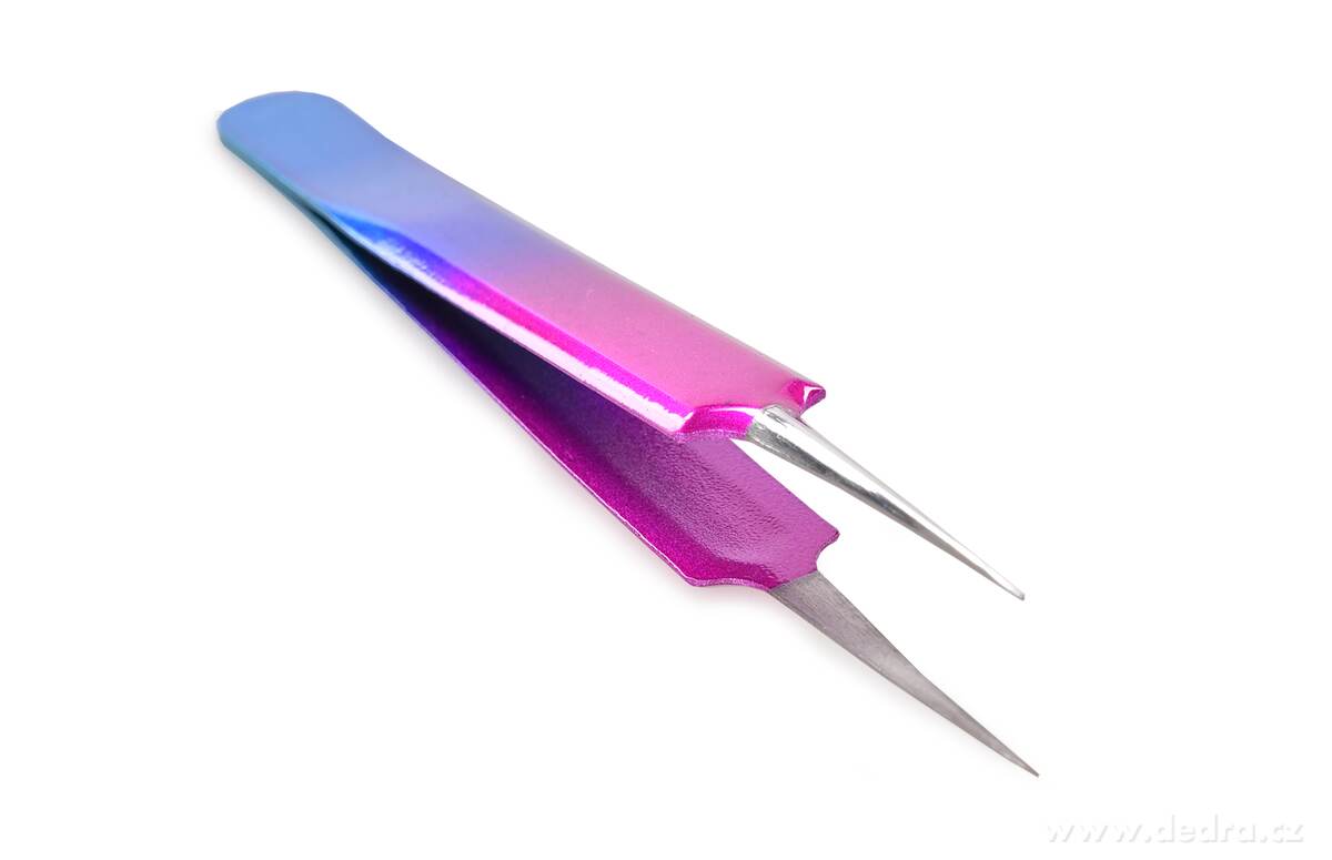 BEAUTY, pinzeta špičatá, nerezová ocel, pro precizní odstraňování chloupků a třísek – náhled 2 | Grand Móda