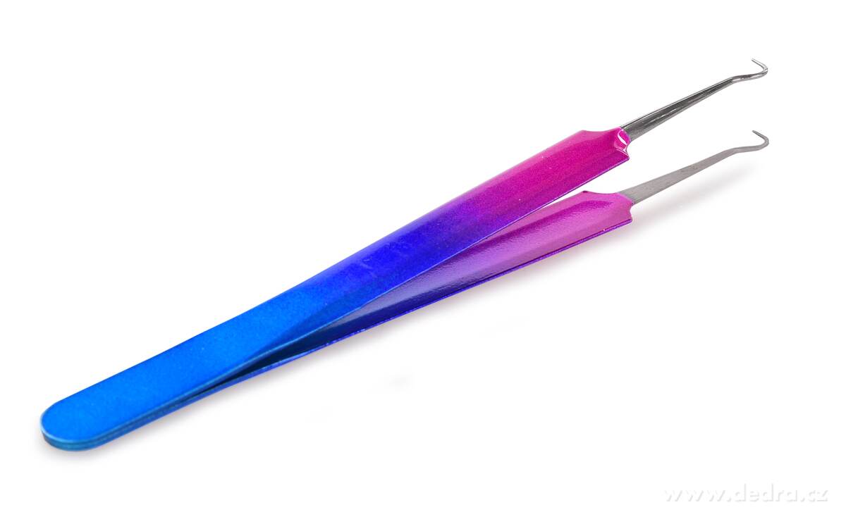 BEAUTY, Pinzeta háček, nerezová ocel, pro precizní úchop a kosmetické úpravy – náhled 2 | Grand Móda