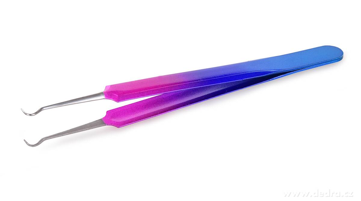 BEAUTY, Pinzeta háček, nerezová ocel, pro precizní úchop a kosmetické úpravy – náhled 4 | Grand Móda