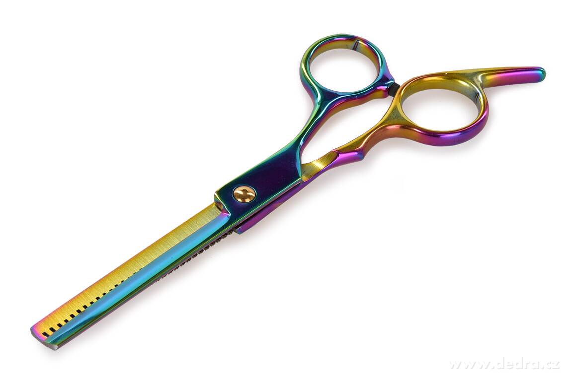 BEAUTY, Kadeřnické prostřihovací efilační nůžky na vlasy 17 cm, pro ztenčení a tvarování účesu – náhled 2 | Grand Móda