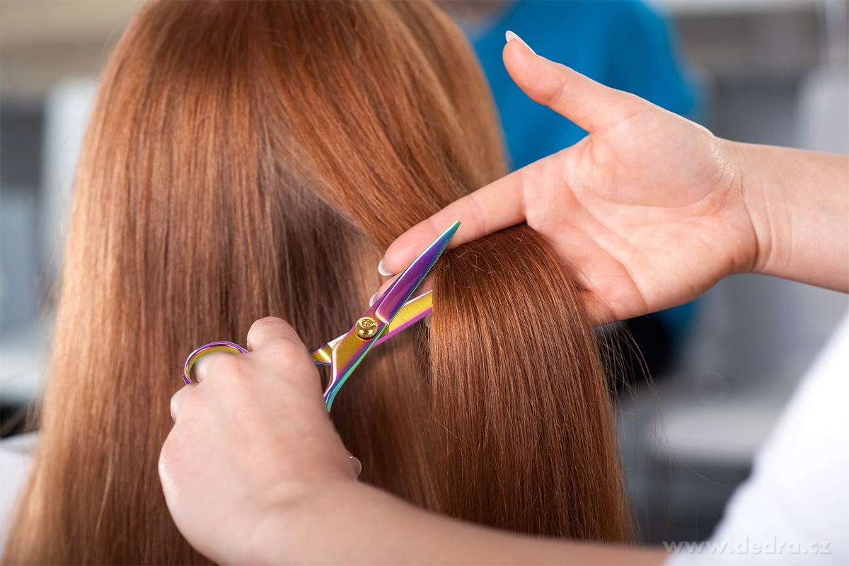 BEAUTY, Kadeřnické nůžky na vlasy, celokovové, 17 cm, pro přesné stříhání a úpravu vlasů – náhled 3 | Grand Móda