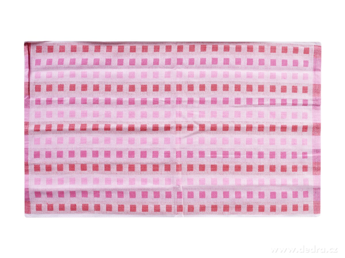 GoEco®, kuchyňská extrasavá utěrka, 100 % bavlna, 40 × 65 cm, růžová – náhled 2 | Grand Móda