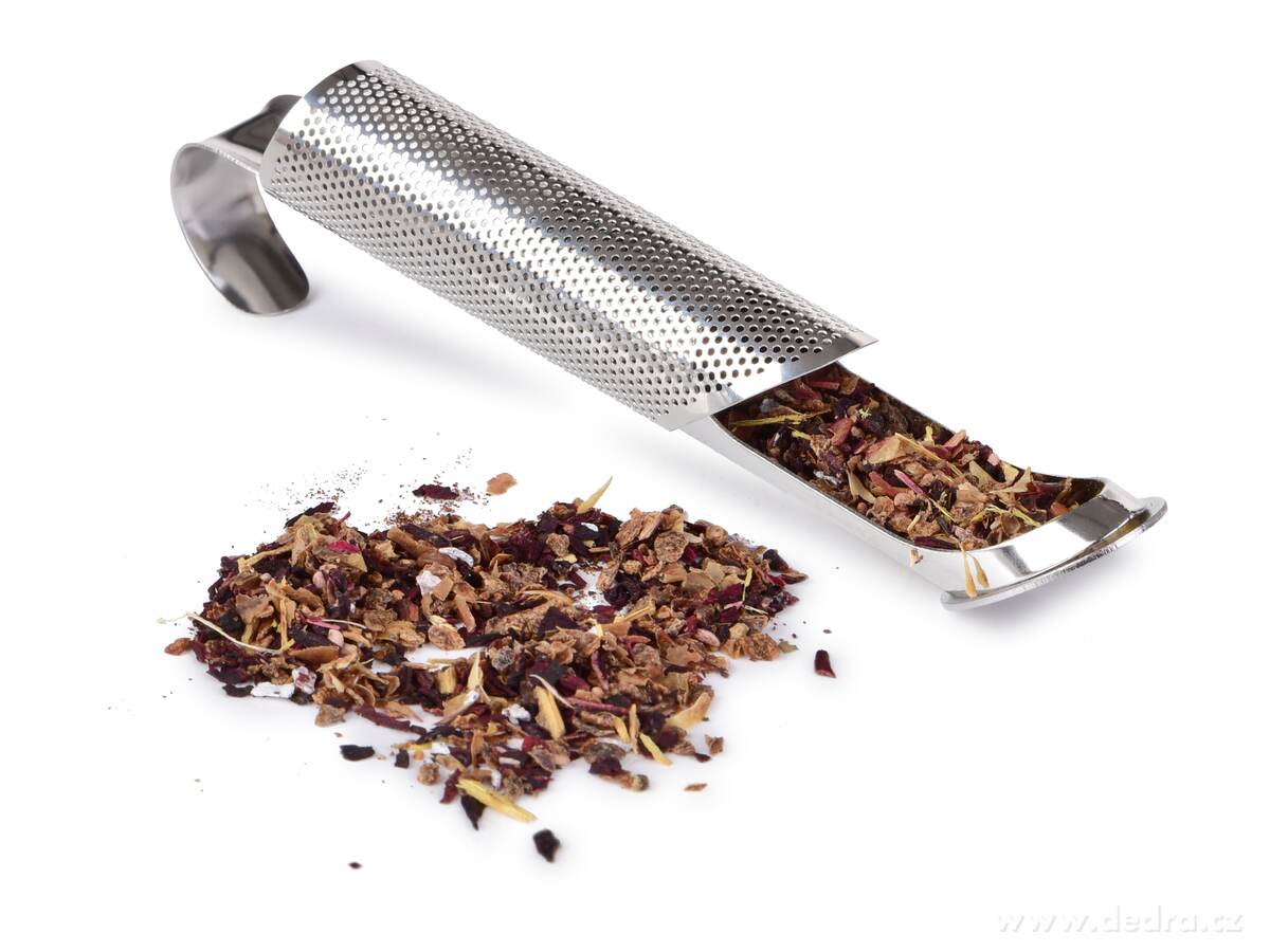 TEA HOUSE, závěsné nerezové sítko na sypaný čaj, délka 14 cm | Příprava čaje | Grand Móda