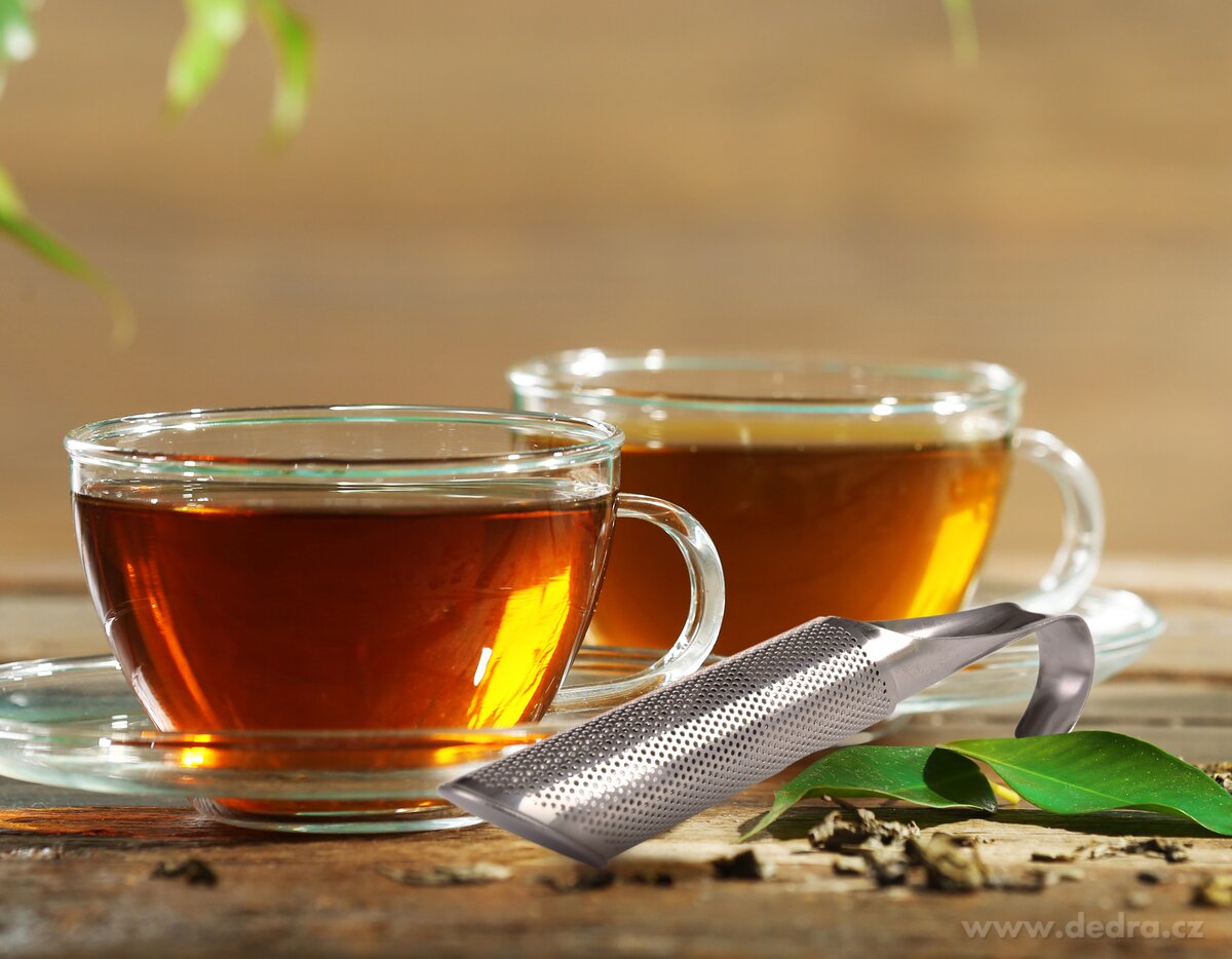 TEA HOUSE, závěsné nerezové sítko na sypaný čaj, délka 14 cm – náhled 4 | Grand Móda