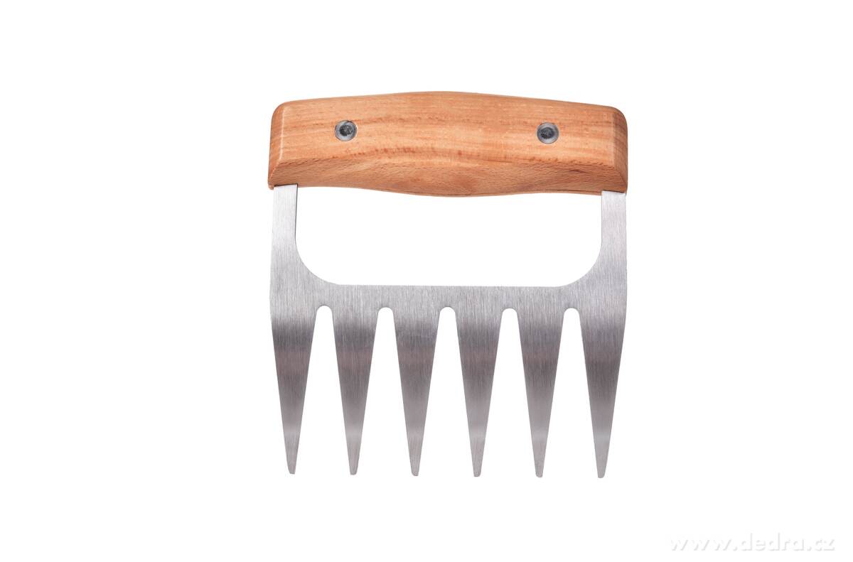 DRAPÁTOR, Masový dráp s dřevěnou rukojetí, Na trhané maso & grilování | Nože, nůžky a prkénka | Grand Móda