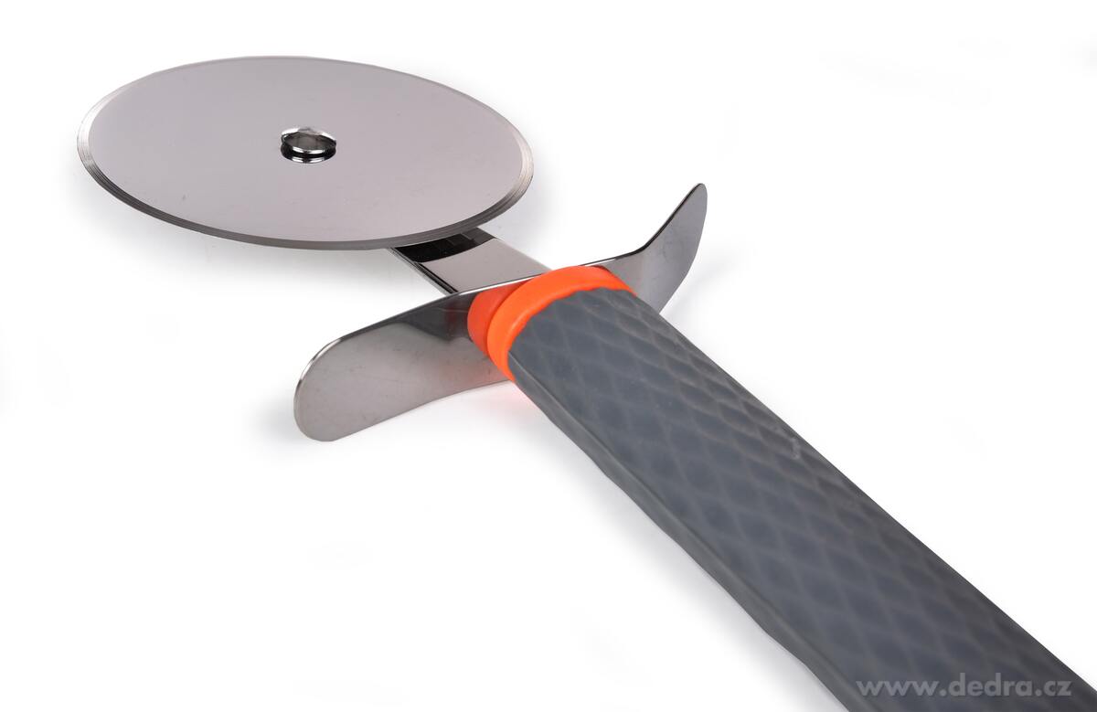 ABS INOX, Kráječ na pizzu 21 cm, nerezový rádlo s ABS rukojetí, na pizzu i těsto – náhled 6 | Grand Móda
