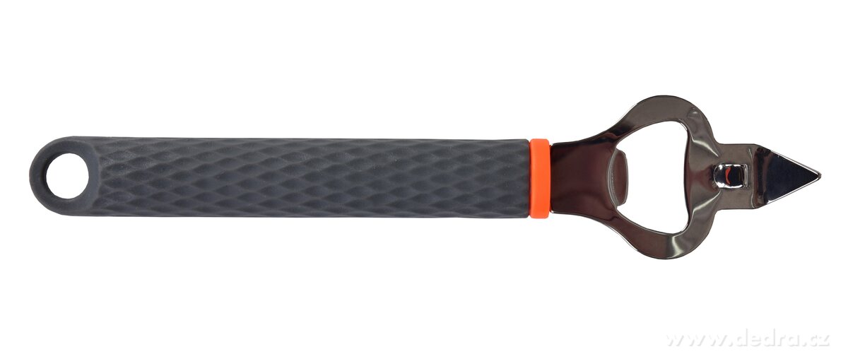 ABS INOX, Nerezový otvírák 20 cm, na lahve a plechovky, s ABS rukojetí – náhled 6 | Grand Móda