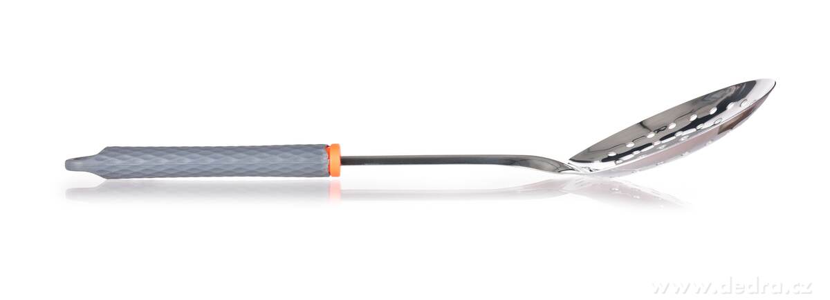 ABS INOX, nerezová naběračka s cedníkem, 34 cm – náhled 2 | Grand Móda