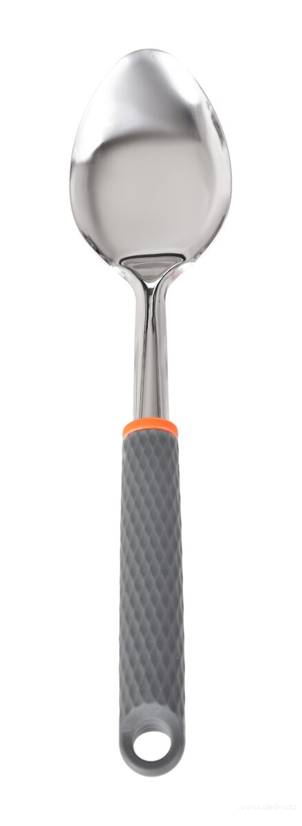 ABS INOX, nerezová lžíce s ergonomickou rukojetí, 31 cm | Obracečky a nabďračky | Grand Móda